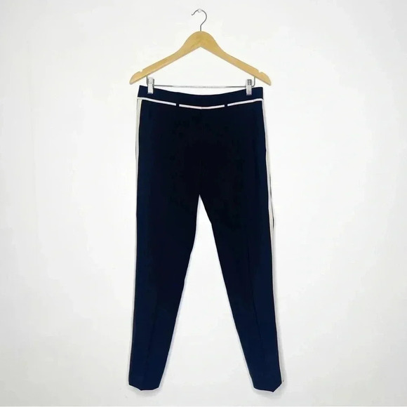 Vince Wool Pin Stripe Ankle Trousers Size 6 - Picture 5 of 6